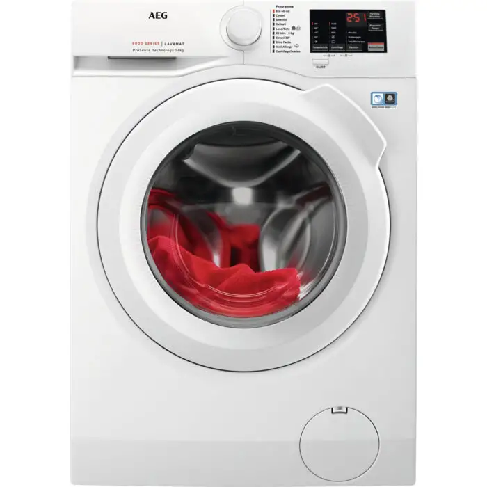 Image of AEG L6FBI48W lavatrice Caricamento frontale 8 kg 1351 Giri/min A Biancocod077