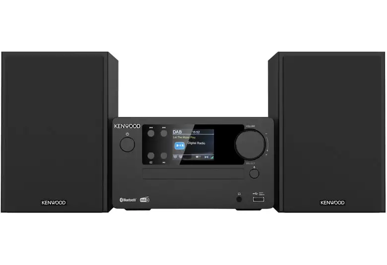 Image of Kenwood Electronics M-725DAB-B set audio da casa Microsistema audio per la casa 50 W Nero