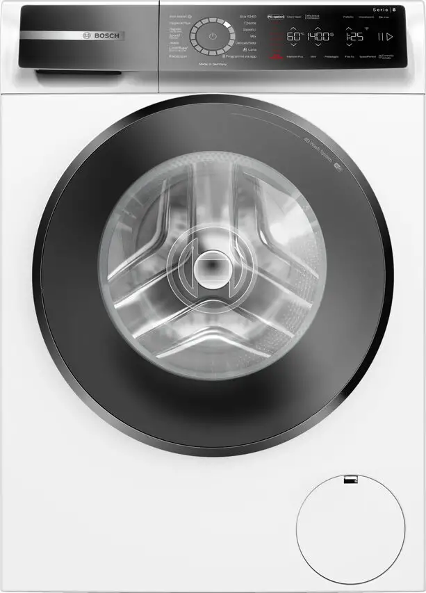 Image of Bosch Serie 8 WGB24400IT Lavatrice a carica frontale 9kg 1400g/min Bianco A-20%cod077