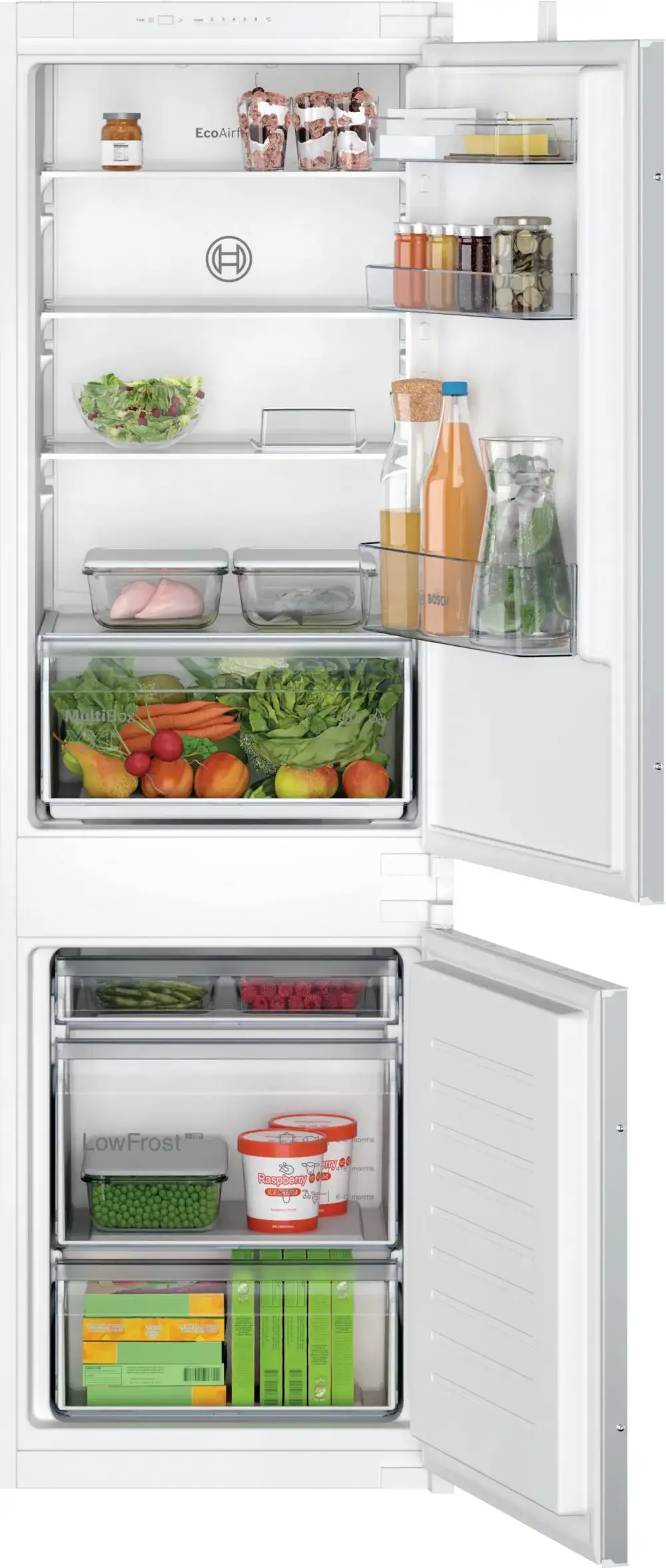 Image of Bosch Serie 2 KIV865SE0 frigorifero con congelatore Libera installazione 267 L E Biancocod077