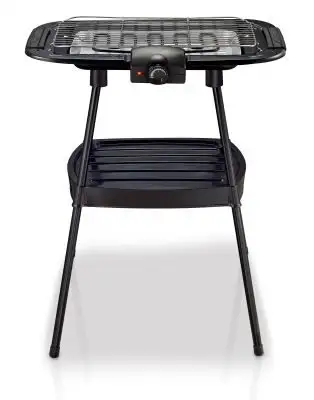 Image of Necchi NJA802T-1S barbecue per l'aperto e bistecchiera Grill Skottel braai Elettrico Nero 2000 Wcod077