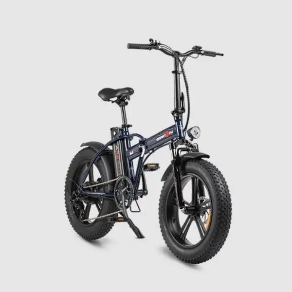 Image of Smartway M1tr3scb E-bike Fat Pieghevole con Telaio in Acciaio Shining Blue