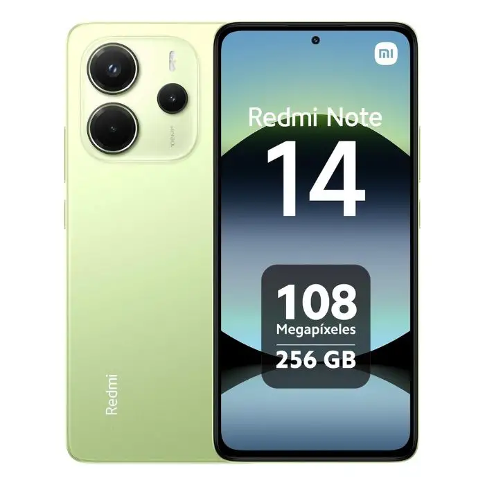 Image of Xiaomi Note 14 Smartphone 8/256GB 6.67" Amoled 108+8+2+20MP Lime Verde