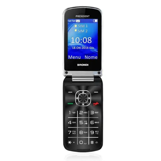 Image of Brondi President Cellulare Dual SIM Scocca Metal