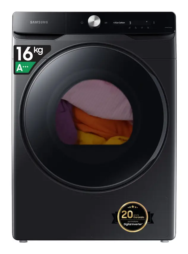 Image of Samsung DV16DG8600BVU3 asciugatrice Libera installazione Caricamento frontale 16 kg Nerocod077