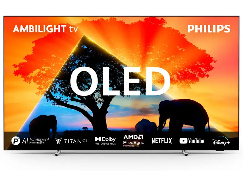 Image of Philips Ambilight TV 55OLED769 8 Tv Oled 55" 4K UHD Dolby Vision and Dolby Atmos Titan OS