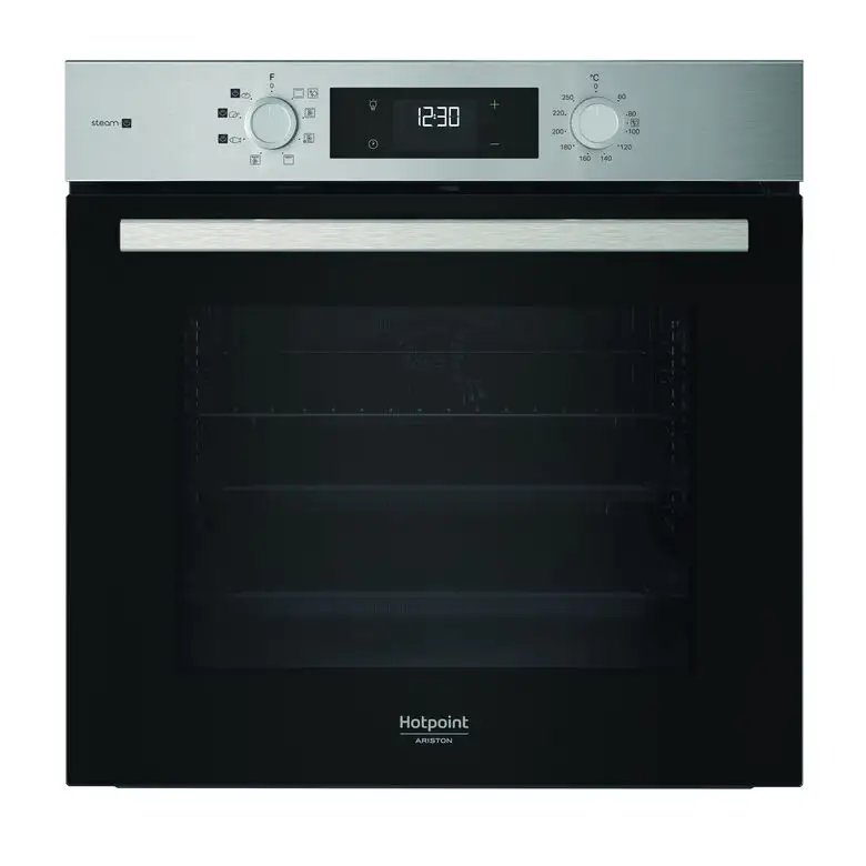 Image of Hotpoint Ariston HAO 255HS X Forno Multifunzione inox con display e manopole esterne, ActiveSteam, Idrolisicod077