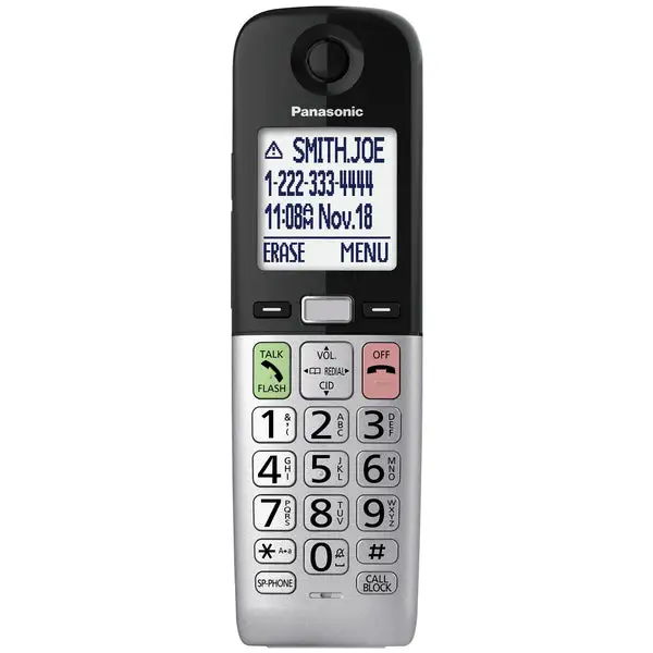 Image of Panasonic KX-TGU430EXB Telefono Cordless Nero e Argentocod077