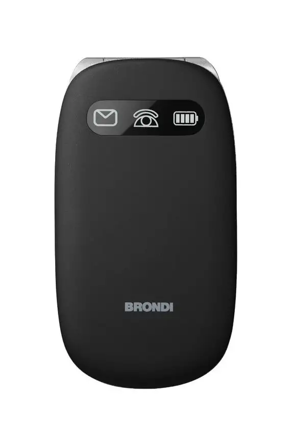 Image of Brondi BROAMICOCOMFORTBKR cellulare 7,11 cm (2.8") Nero Telefono cellulare basico