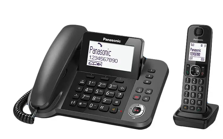 Image of Panasonic KX-TGF320E telefono Telefono DECT Identificatore di chiamata Nero