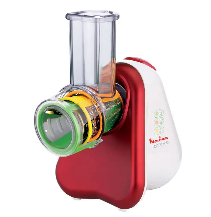 Image of Moulinex Fresh Express + grattugia elettrica Rosso, Bianco