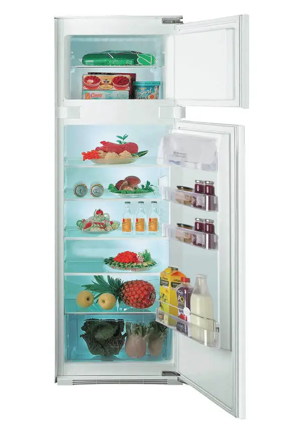 Image of Hotpoint T 16 A2 D/HA 2 Frigorifero con Congelatore Da incasso doppia porta 239 L E Grigiocod077