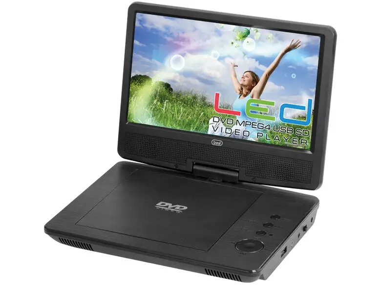 Image of Trevi PDX 1409 Lettore DVD portatile Convertibile 22,9 cm (9") 800 x 480 Pixel Nero