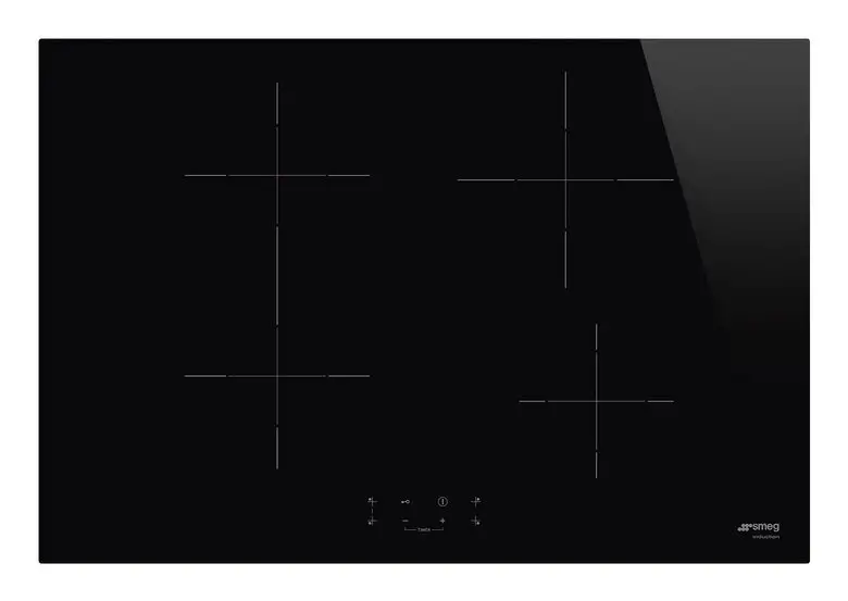 Image of Smeg Universal SI1B2742D piano cottura Nero Da incasso 75 cm Piano cottura a induzione 4 Fornello(i)