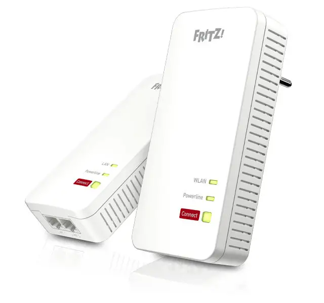 Image of FRITZ!Powerline 1240 AX WLAN Set 1200 Mbit/s Collegamento ethernet LAN Wi-Fi Bianco 2 pz