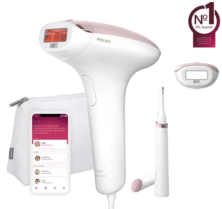 Image of Philips Lumea Advanced Epilatore a Luce Pulsata IPL con Rifinitore a Penna e 1 Accessorio per il Corpo BRI920/00cod077