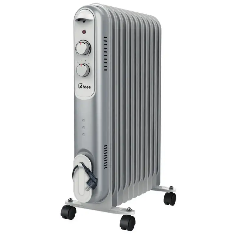 Image of Ardes Curvy 11 Interno Nero, Grigio, Bianco 2500 W Riscaldatore ambiente elettrico a olio