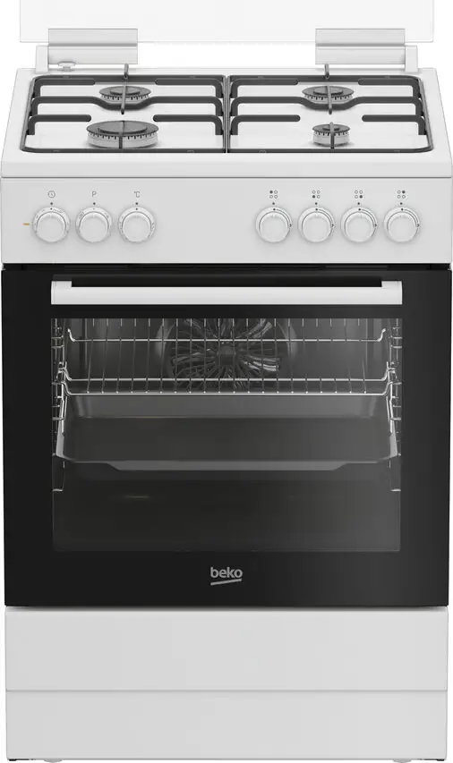 Image of Beko FBE62011WC cucina A Elettrico Gas 60 x 60 Biancocod077