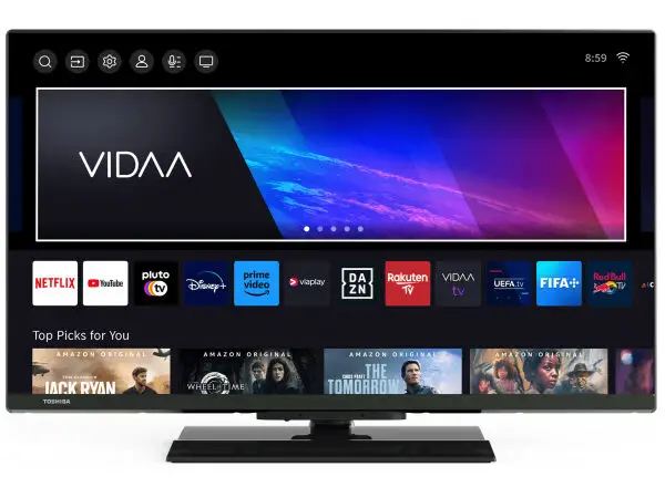 Image of Toshiba 32LV3E63DA Televisione Smart TV 32 Pollici Led Full Hd Wi-fi Nero 250 cd/m²cod077