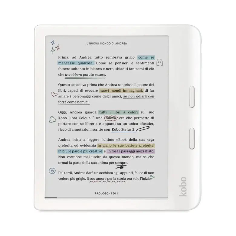 Image of Rakuten Kobo Libra Colour lettore e-book Touch screen 32 GB Wi-Fi Bianco