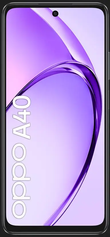 Image of OPPO A40 Smartphone, Fotocamera AI 50MP, Selfie 5MP, Display 6.67” 90HZ LCD HD+, 5100mAh, RAM 6(Esp2GB/4GB/6GB)+ROM 128GB (esp1TB), IP54, [Versione Italia], Sparkle nero