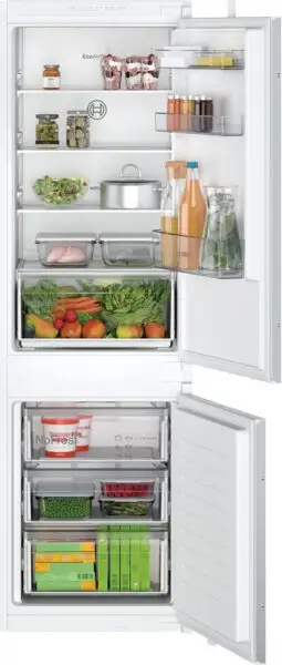Image of Bosch Serie 2 KIN86NSE0 frigorifero con congelatore Da incasso 260 L E Biancocod077