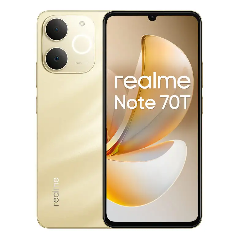 Image of realme Note Smartphone 70T 17,1 cm (6.74") Doppia SIM Android 15 4G USB tipo-C 4 GB 256 GB 6000 mAh Orocod077