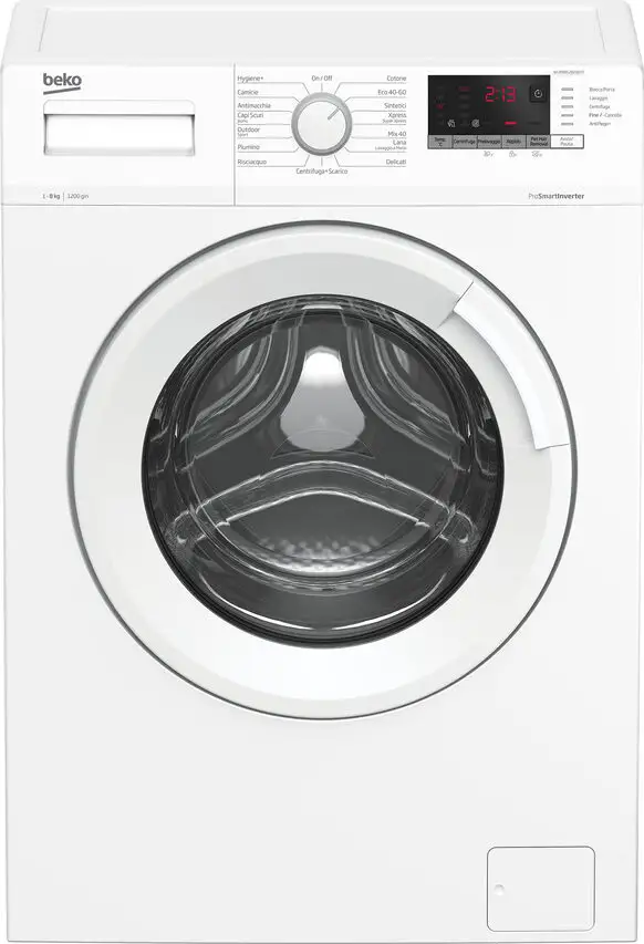Image of Beko WUXR81282WI/IT lavatrice Caricamento frontale 8 kg 1200 Giri/min Biancocod077
