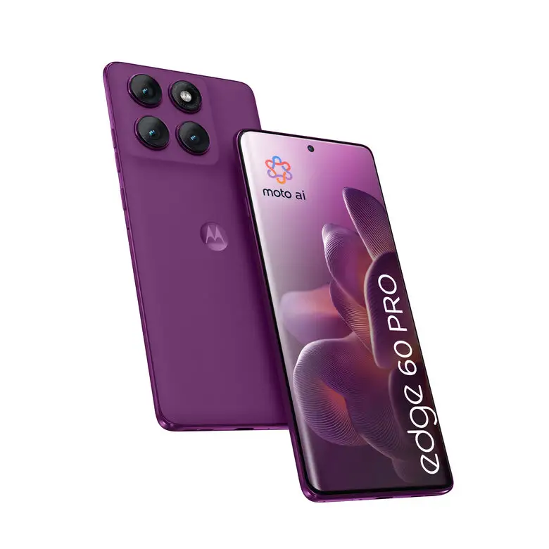Image of Motorola edge 60 pro con Moto AI (12/512GB, Fotocamera 50+50+10MP, selfie 50MP, Display 6.67" pOLED 120Hz, MediaTek Dimensity 8350, batteria 6000mAh, ricarica 90W, Android 15), PANTONE Sparkcod077