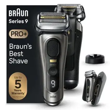 Image of Braun Series 9 Pro+ 9525s Wet & Dry Rasoio Trimmer Metallico