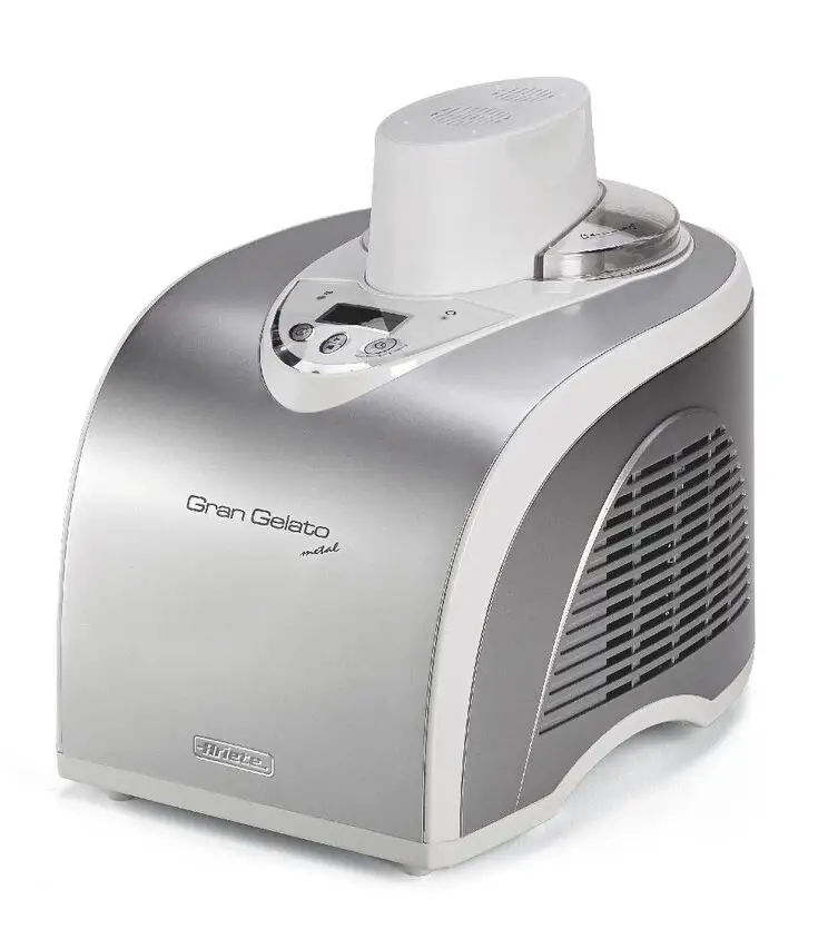 Image of Ariete 0693 Gelatiera compressore 135 W Argento, Bianco