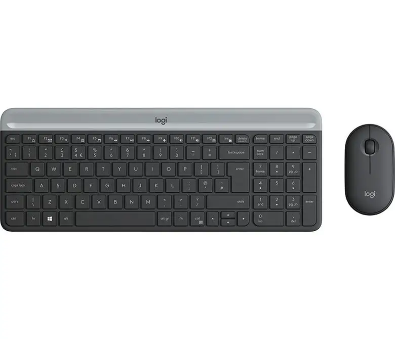 Image of Logitech Slim Wireless Combo MK470 tastiera RF Wireless QWERTY Italiano Grafite