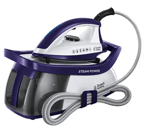 Image of Russell Hobbs 24440-56 ferro da stiro a caldaia 2600 W 1,3 L Piastra in Ceramica Viola, Bianco