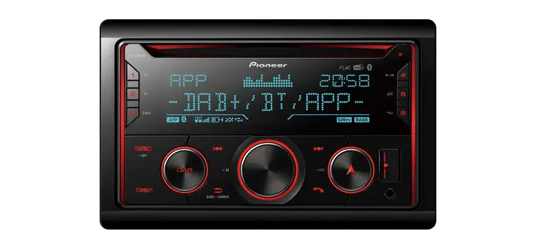 Image of Pioneer FH-S820DAB Radio per auto Ricevitore multimediale Nero 200 W Bluetooth