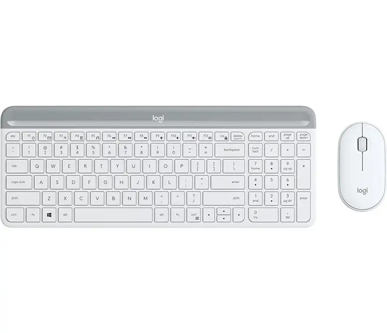 Image of Logitech Slim Wireless Combo MK470 tastiera RF Wireless Italiano Bianco