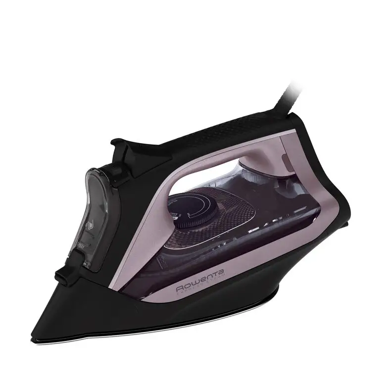 Image of Rowenta DW4345 Express Steam, Ferro da Stiro a Vapore, Piastra in Acciaio Inox con Tecnologia Microsteam, Sistema Anticalcare Integrato, Colpo vapore 200 g/min, Potenza 2600 Watt, Nero e Roscod077