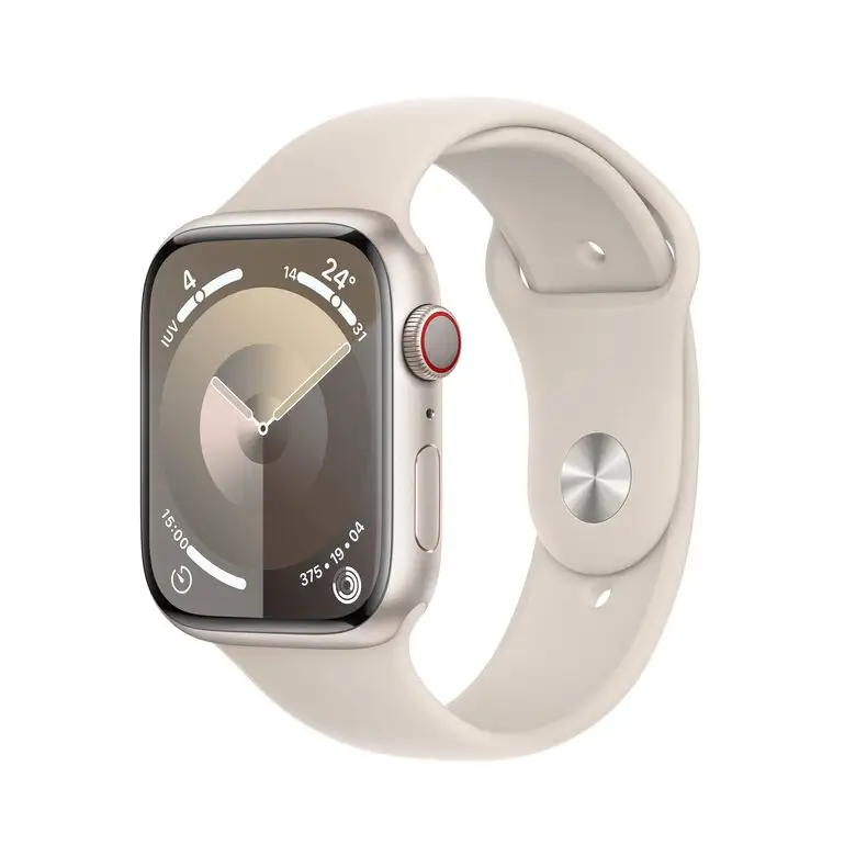 Apple Watch 9 45mm Gps + Cellular Cassa In Alluminio Galassia E Cinturino Sport