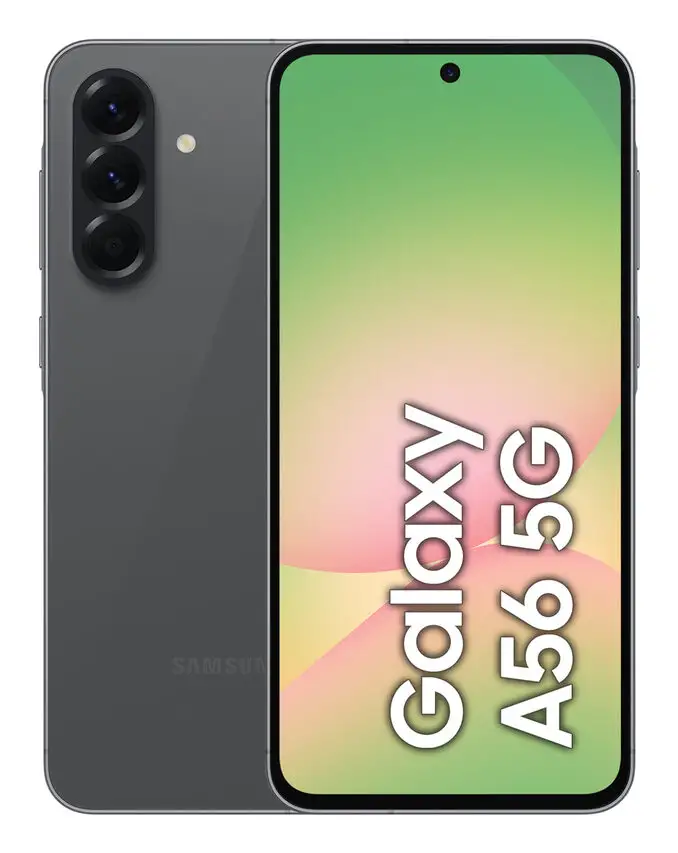 Image of Samsung Galaxy A56 5G, Smartphone con Funzioni intelligenti, Display Super AMOLED 6.7”, 8GB RAM, 128GB, Camera 50MP, Batteria 5.000 mAh, IP67, Awesome Graphitecod077