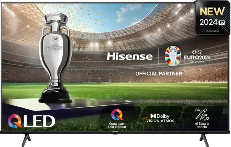 Image of Hisense 50E79NQ Televisione Smart TV 50 Pollici Qled 4K Ultra Hd Wi-fi Nero 330 cd/m²cod077