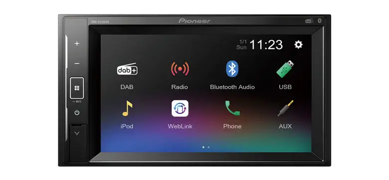 Image of Pioneer DMH-A240DAB Monitor Autoradio Nero 200 W Bluetooth