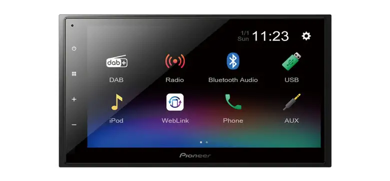 Image of Pioneer DMH-A340DAB Monitor Autoradio Nero 200 W Bluetooth