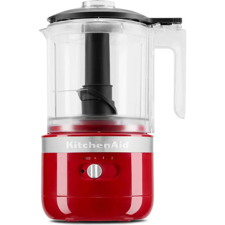Image of KitchenAid 5KFCB519EER tritaverdure elettrico 1,19 L 24 W Trasparente, Rossocod077