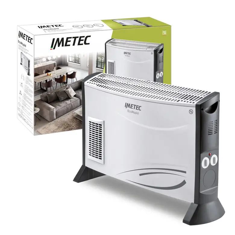 Image of Imetec Eco Rapid Interno Grigio, Bianco 2000 W Stufa elettrica a convezione