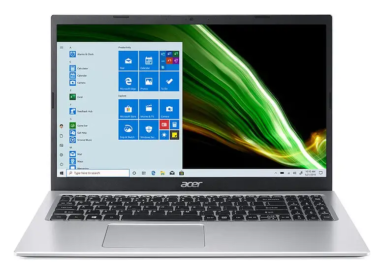 Image of Acer Aspire 1 A115-32-C64E Computer portatile 39,6 cm (15.6") Full HD Intel® Celeron® N N4500 4 GB DDR4-SDRAM 128 GB eMMC Wi-Fi 5 (802.11ac) Windows 11 Home in S mode Argento