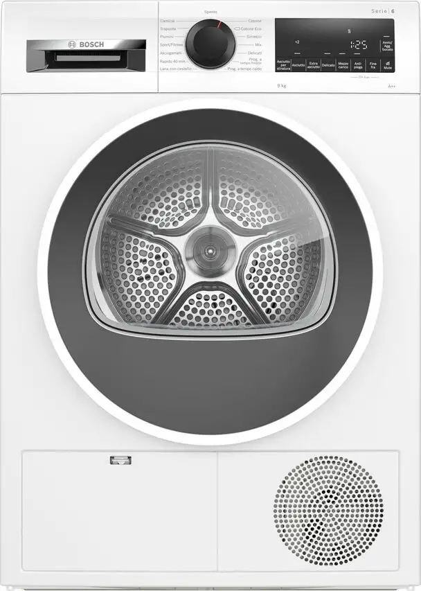 Image of Bosch Serie 6 WQG24108IT Asciugatrice a pompa di calore 9 kg Classe A++cod077
