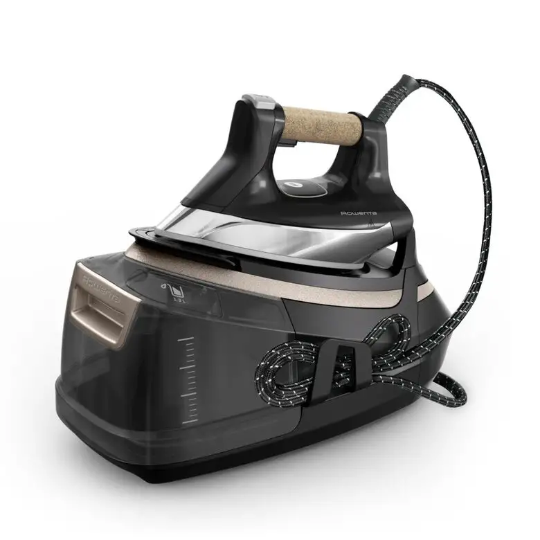 Image of Rowenta Eco Steam Pro 2800 W 1,3 L Piastra Microsteam 400 HD 3De Laser Beige, Nero