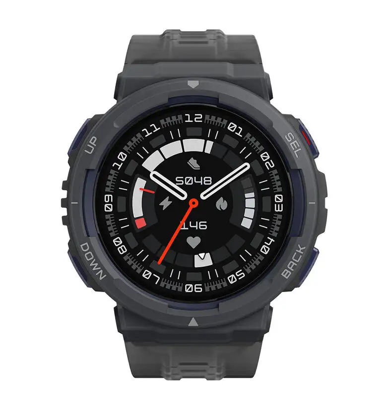 Image of Amazfit ACTIVE EDGE 3,35 cm (1.32") TFT 46 mm Digitale 360 x 360 Pixel Touch screen Nero GPS (satellitare)