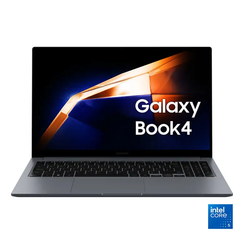 Image of Samsung Galaxy Book4 Laptop, Intel® Core™ i5-1335U, 16GB RAM, 512GB SSD, 15.6" Windows 11 Home, Gray