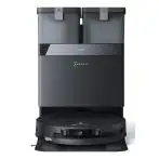 Ecovacs DEEBOT T50 OMNI Robot Aspirapolvere Lavapavimenti, 15000 Pa, Spazzola Laterale Estensibile e Lavapavimenti, ZeroTangle 2.0, lavaggio con acqua calda a 70 ℃, Ultrasottile 81 mm, nero