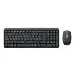 Logitech MK250 Compact Bluetooth Wireless Combo tastiera Mouse incluso Universale RF senza fili + Bluetooth Italiano Grafite